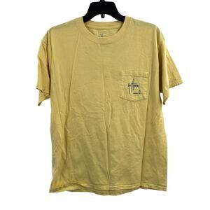 Guy Harvey Yellow Short Sleeve Tee‎ Back Print Medium